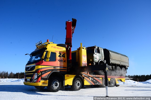 Грузовая эвакуация с Volvo