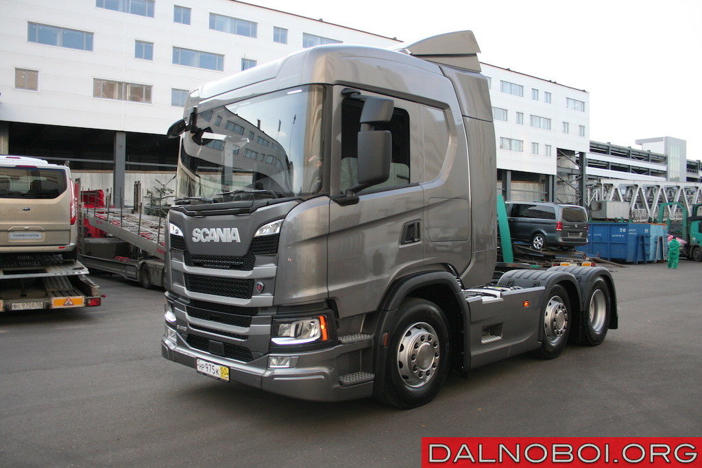 Седельный тягач нового поколения Scania G410 А6х2/4NB с поддерживающей осью